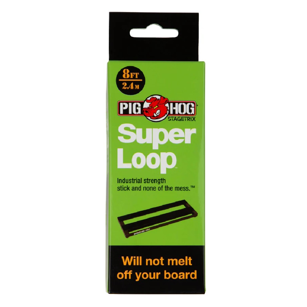 PigHog StageTrix PHSTSL1 SuperLoop Board-Side Loop Fastener, 8 FT