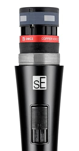 SE Electronics V2-SW-XLR Supercardioid Dynamic Handheld Microphone with On/Off Switch (Includes 15 ft  XLR Cable)