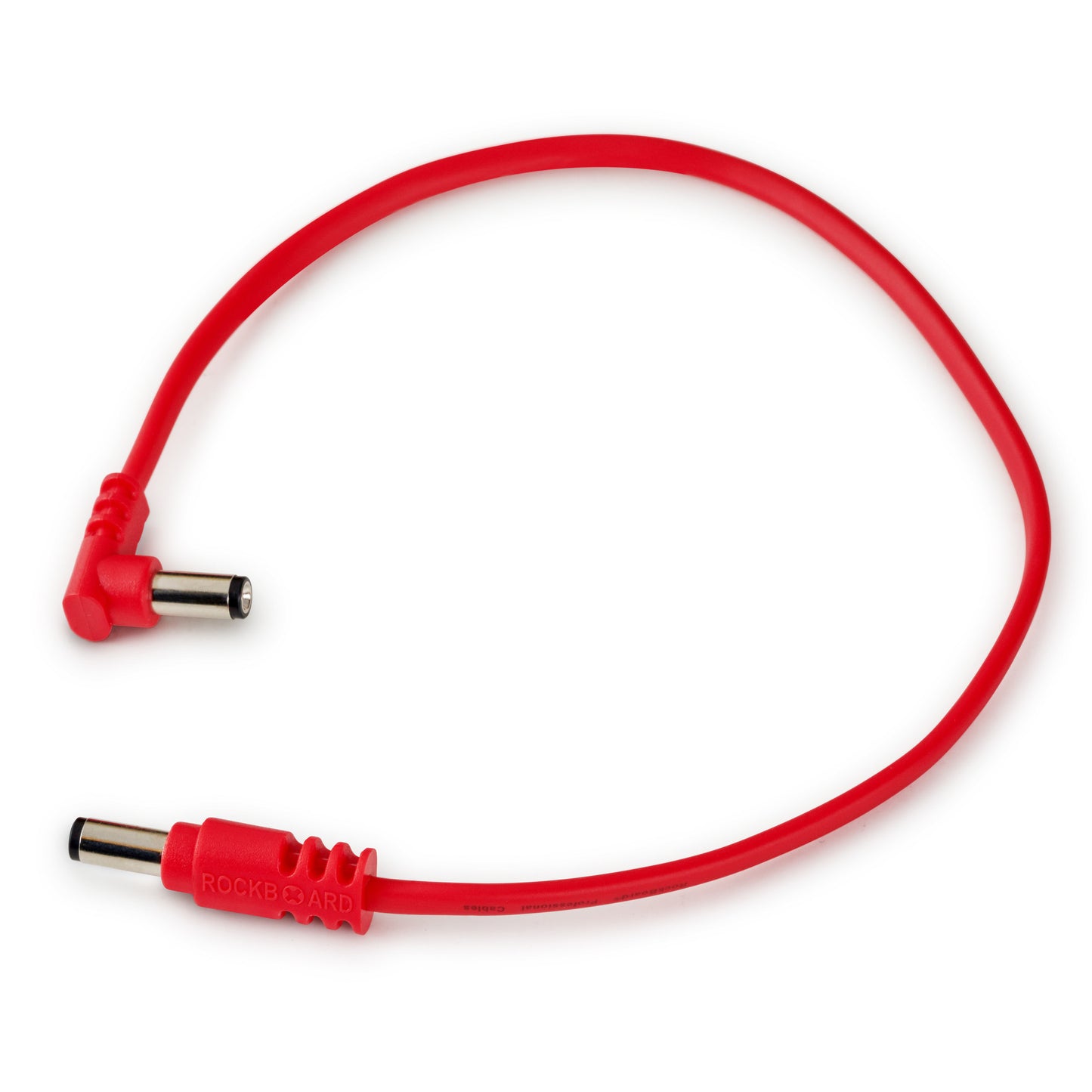 Rockboard Flat Pedal Power Polarity Reverser Cable, 11.81” , angled/straight, red