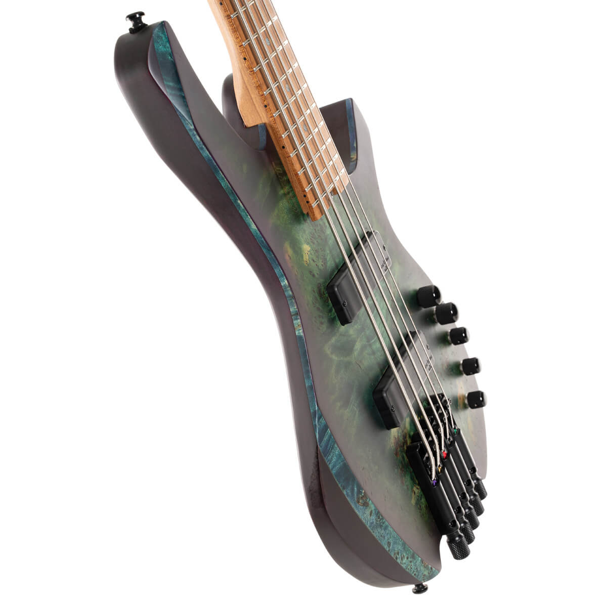 Cort Space 5, 5-String Headless Bass, Star Dust Green