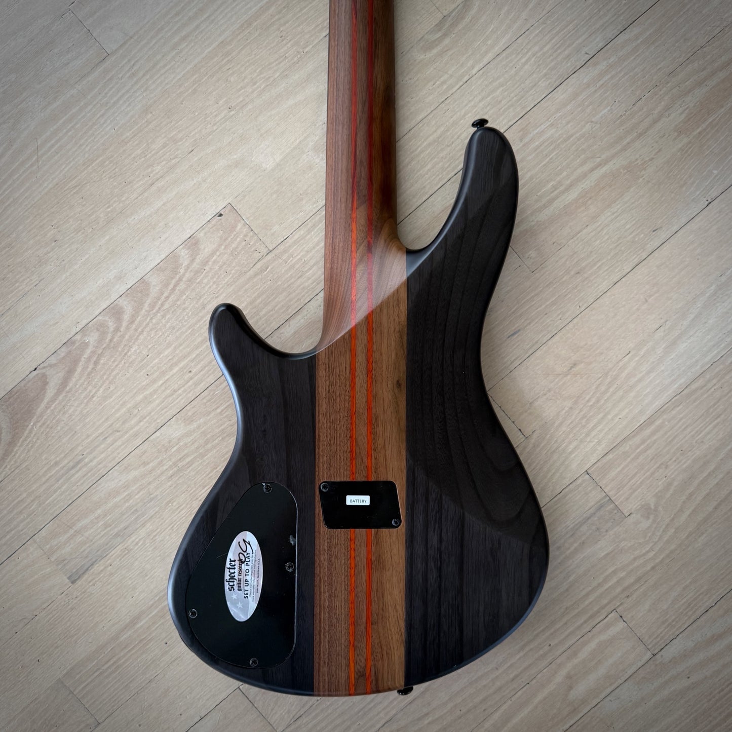 Schecter Charles Berthoud CB-5 5-String Bass See-Thru Black Satin (2873)