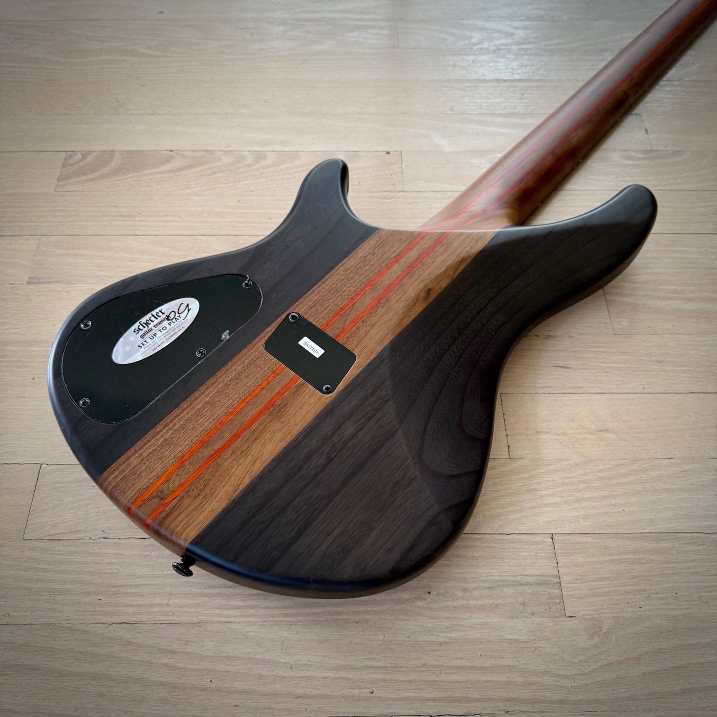 Schecter Charles Berthoud CB-5 5-String Bass See-Thru Black Satin (2873)