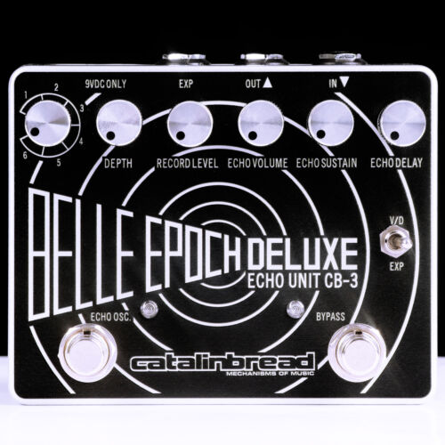 Catalinbread Belle Epoch Deluxe - Black on Silver Edition (Repro of EP-3 Tape Echo)