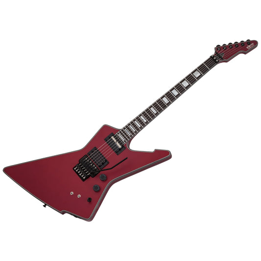 Schecter E-1 FR S Special Edition (3344), with Sustainiac Pickup, Satin Candy Apple Red, Carbon Fiber binding,