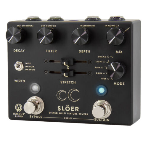 Walrus Audio Slöer Stereo Ambient Reverb - Black