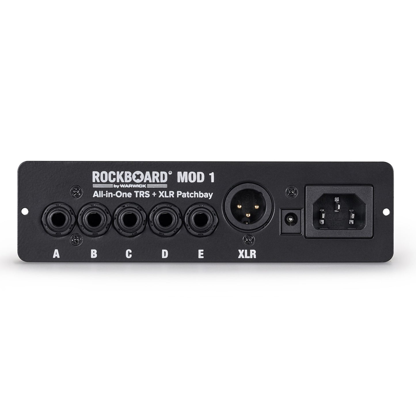 Rockboard MOD1 v2 TRS XLR Pedalboard Patchbay (New V2 w/ detachable front plate for top mounting!)