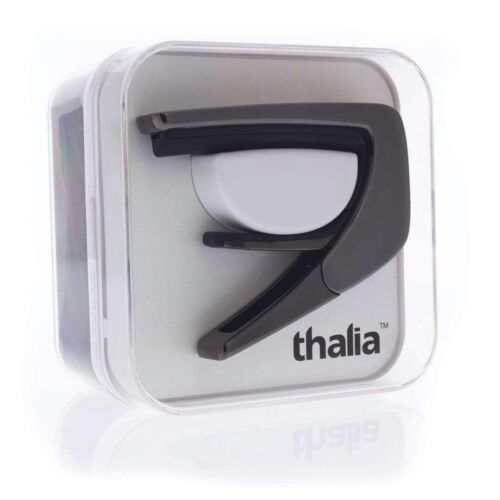 Thalia Capo - Black Chrome with AAA Hawaiian Koa Exotic Wood Inlay