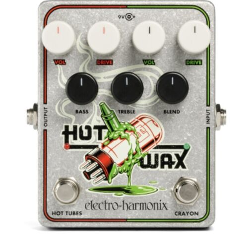 Electro-Harmonix Hot Wax Dual Overdrive (Hot Tubes and Crayon in One Pedal!)