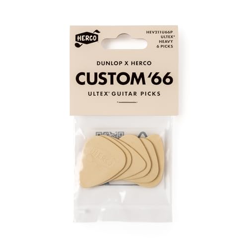 Dunlop x Herco® Custom ’66 Ultex® Guitar Picks Heavy - 6 Pack