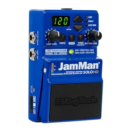 DigiTech JamMan Solo HD Stereo Looper, Recorder/Phrase Sampler (New for 2024)