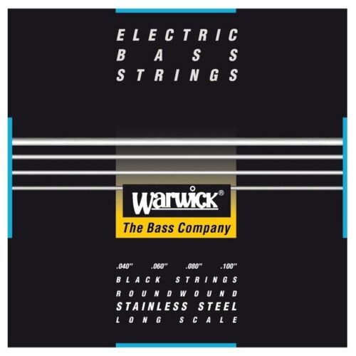 Warwick Black Label Bass Strings 4-String (Long Scale) Set, Medium-Light 040/100 (40210 ML 4)