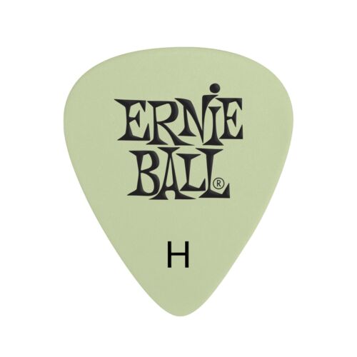 Ernie Ball Super Glow Cellulose Picks Heavy 12-pack