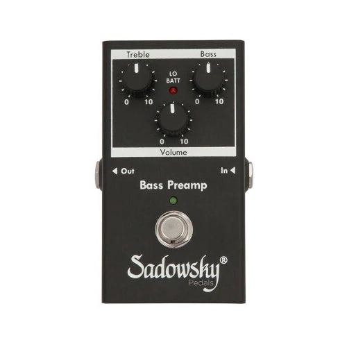 Sadowsky SBP-2 v2 - Outboard Bass Preamp - Give Your Bass the Famous Sadowsky Sound!