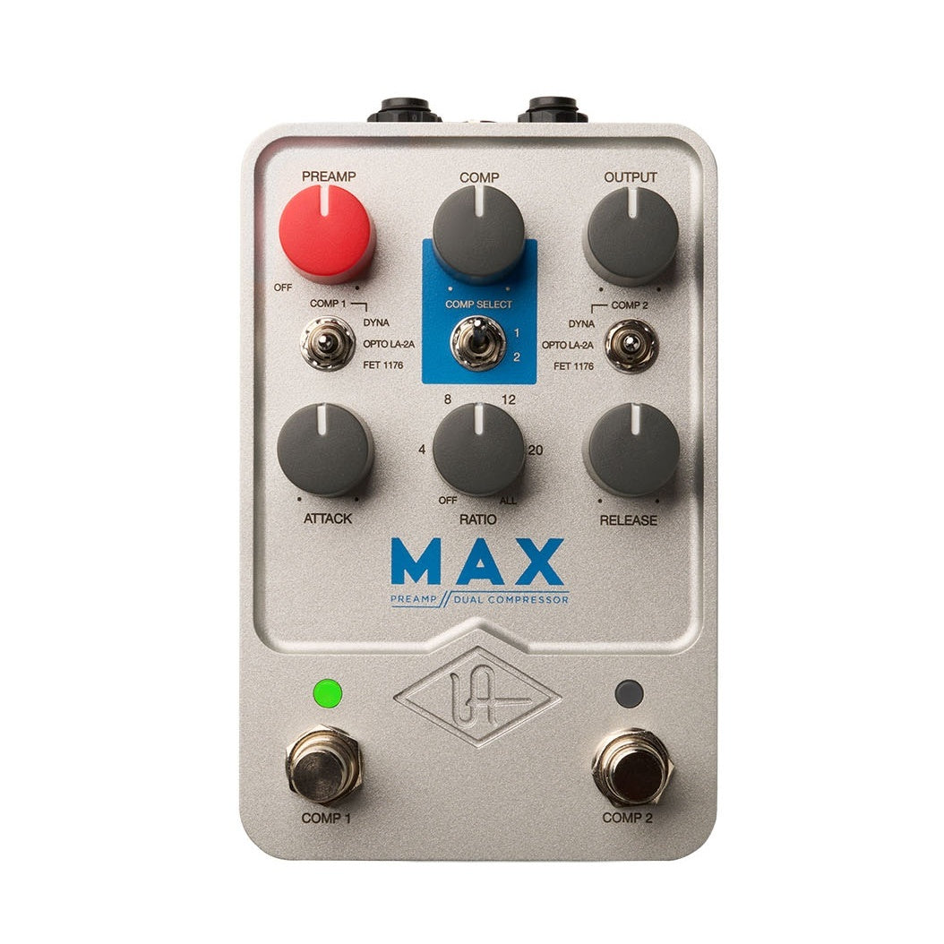 Universal Audio UAFX MAX Preamp and Dual Compressor (UA 1176, Teletronix LA-2A, and Dyna Comp Emulations + 610 Tube Preamp and EQ)