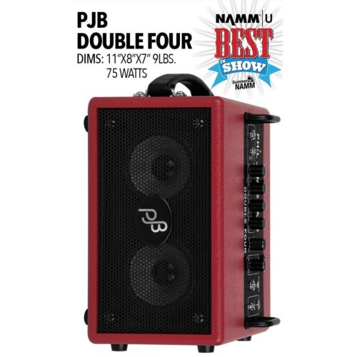 Phil Jones BG75-R Bass Double Four 70-Watt 2x4" Micro Bass Combo Amp, Red