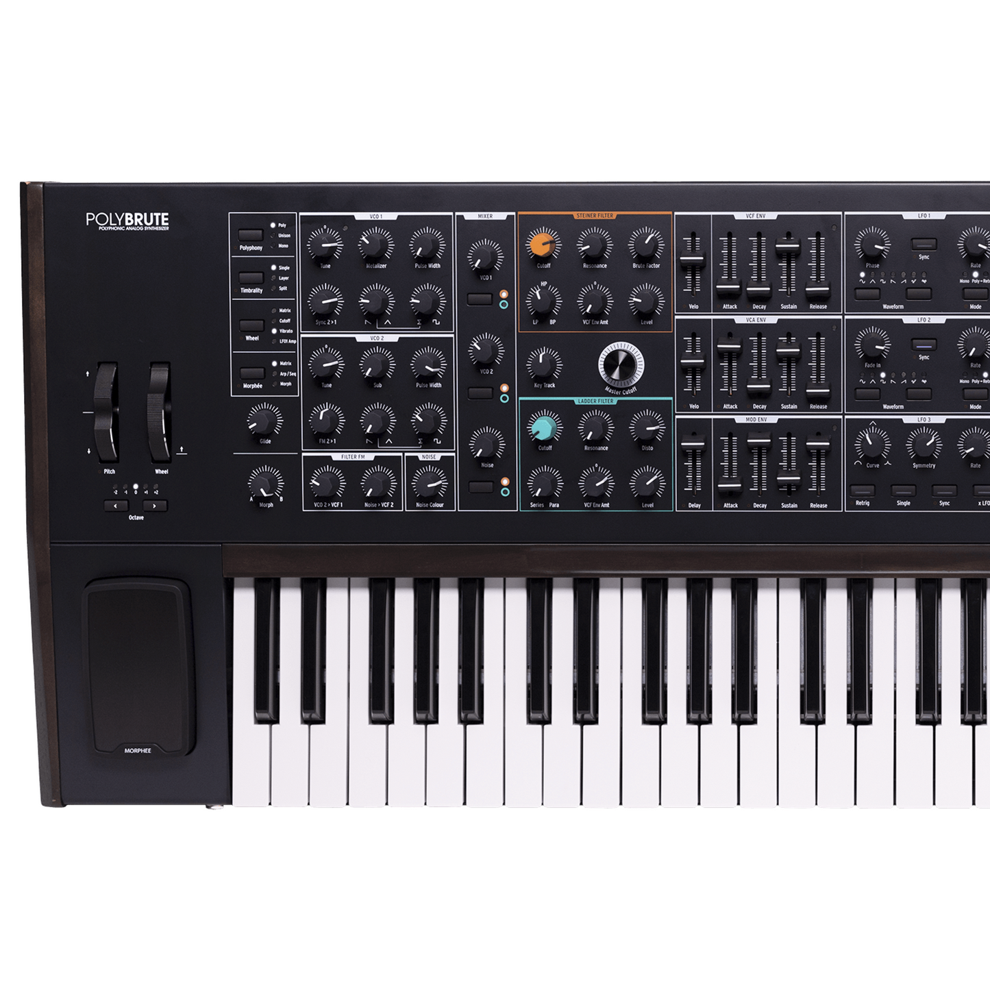 Arturia PolyBrute 6-Voice Polyphonic Morphing Analog Synthesizer - Noir, Limited Edition [DEMO-MINT]