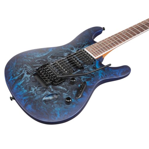 Ibanez S770CZM, Cosmic Blue Frozen Matte (New for 2024)