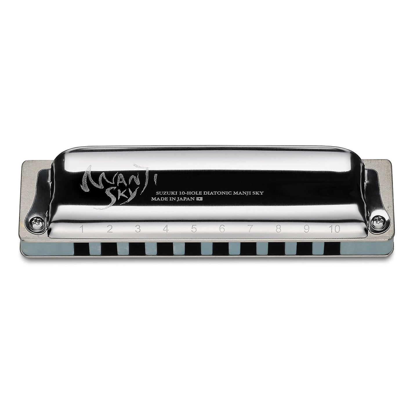 Suzuki Manji Sky 10-Hole Diatonic Harmonica Key of C (M-20S-C)