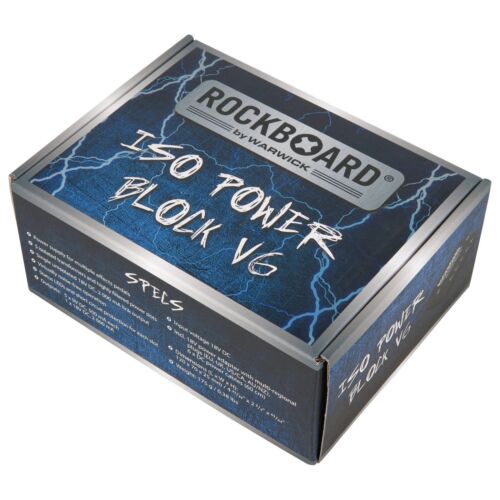 RockBoard ISO Power Block V6 - Isolated Multi Power Supply (5x 9v = 1x 18v, Linkable)