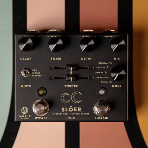 Walrus Audio Slöer Stereo Ambient Reverb - Black