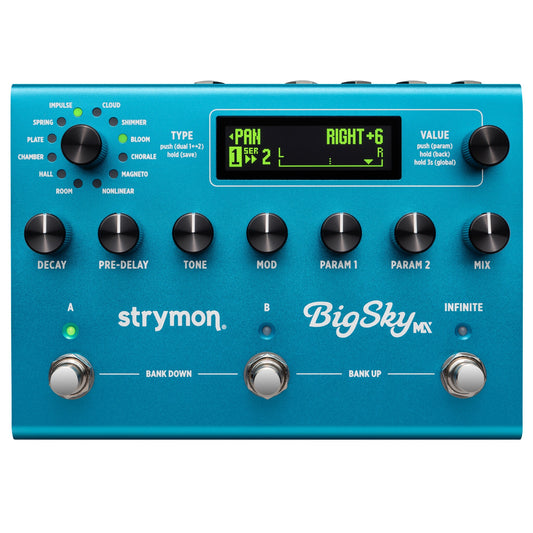 Strymon BigSky MX, Next Generation Reverb Workstation (new for 2024)