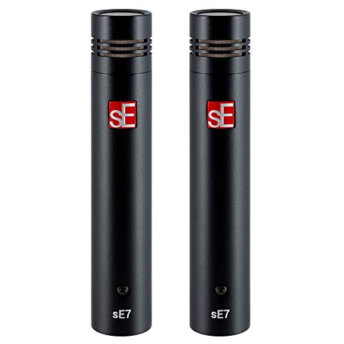 sE Electronics Factory Matched Pair of sE7 Small Diaphragm Condenser Microphones (Stereo, Overhead)