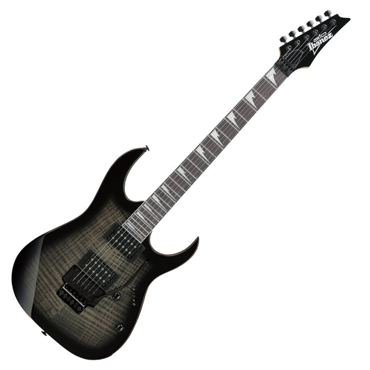 Ibanez GIO RG 6-String Electric Guitar - Transparent Black Sunburst (New for 2024), GRG320FATKS