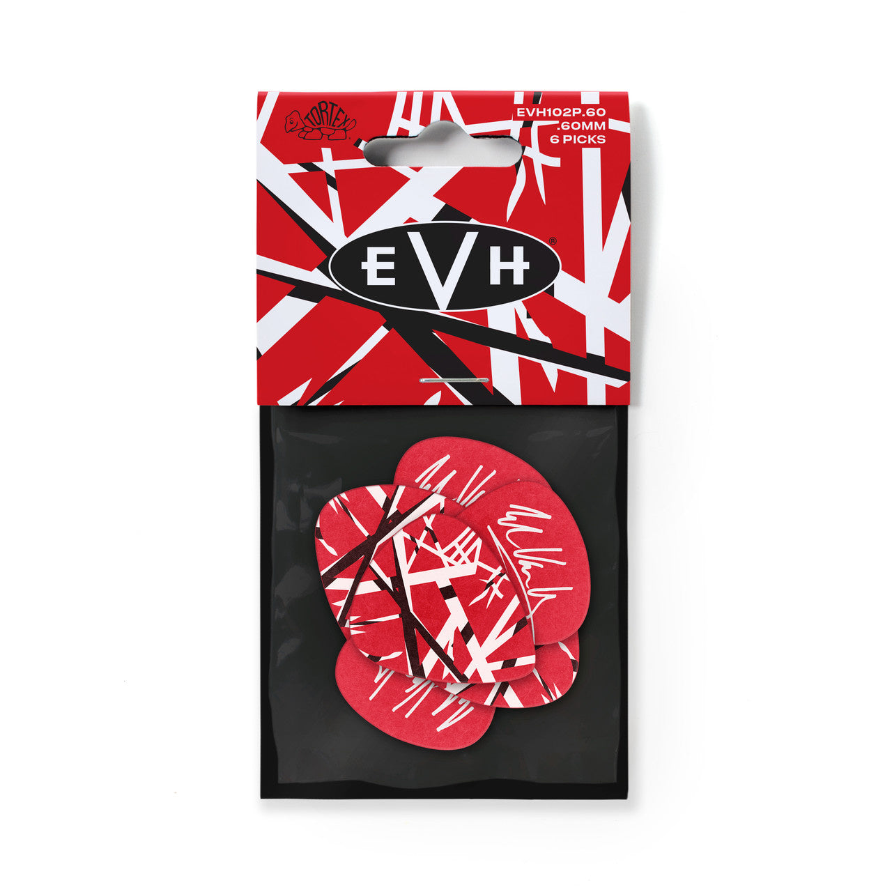 Dunlop EVH Tortex Frankenstein Picks .60MM - 6 Pack (Eddie Van Halen)