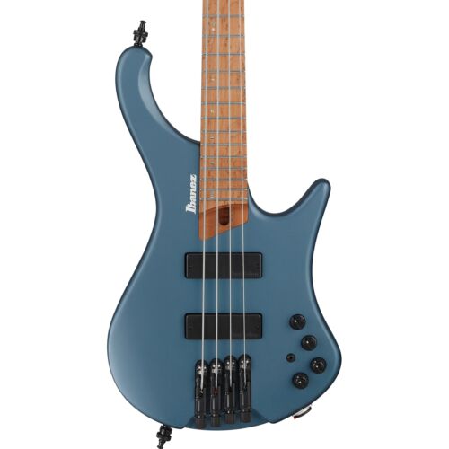 Ibanez Bass Workshop EHB1000-AOM, Ergonomic Headless Bass w/ Bag, 4-String, Arctic Ocean Matte (New for 2024)