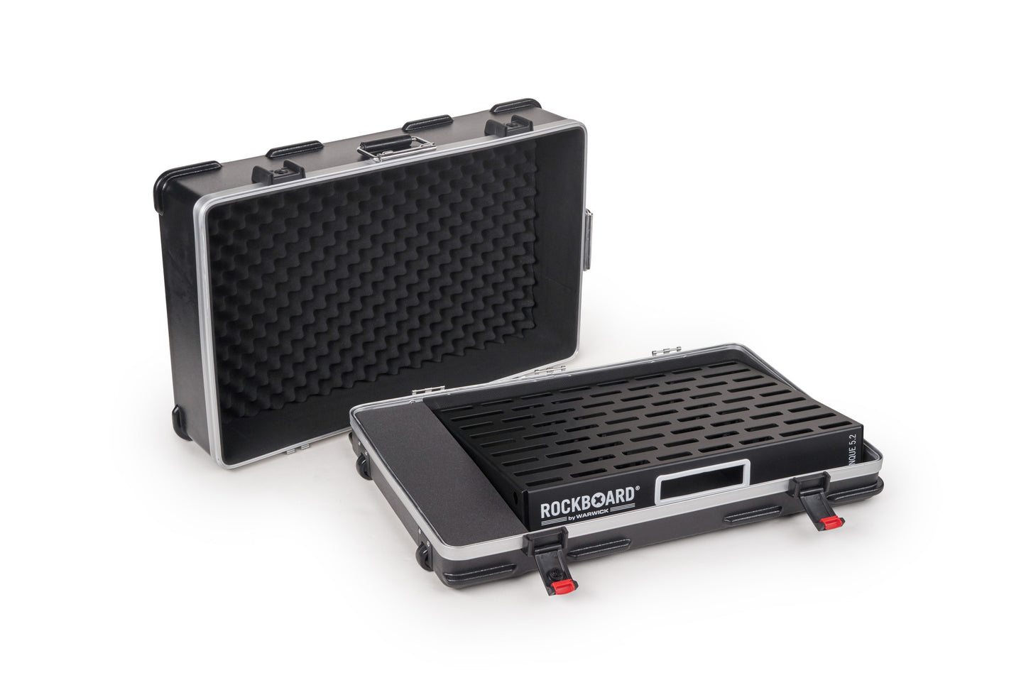 RockBoard CINQUE 5.2 (16.75" x 24.5"), with Touring ABS Case (for 10-20 effects, depending on size)