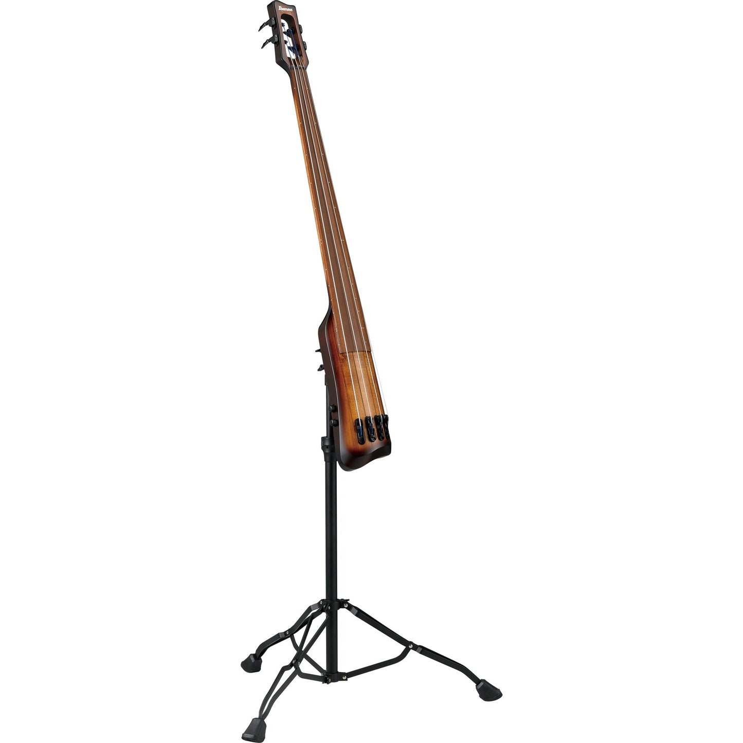 Ibanez Bass Workshop Upright 4-String Bass with Bag and Stand, Mahogany Oil Burst, UB804MOB