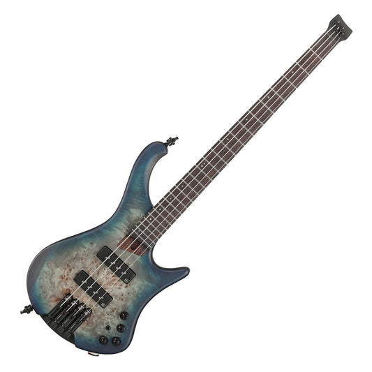 Ibanez EHB1500CTF 4-String Headless Bass, Cosmic Blue Starburst Flat, with Bag (New for 2024)