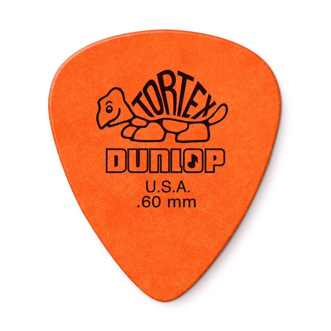 Dunlop Tortex Standard Pick .60mm, Orange (12-Picks pack)