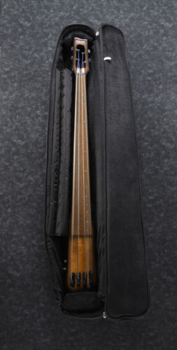 Ibanez Bass Workshop Upright 4-String Bass with Bag and Stand, Mahogany Oil Burst, UB804MOB