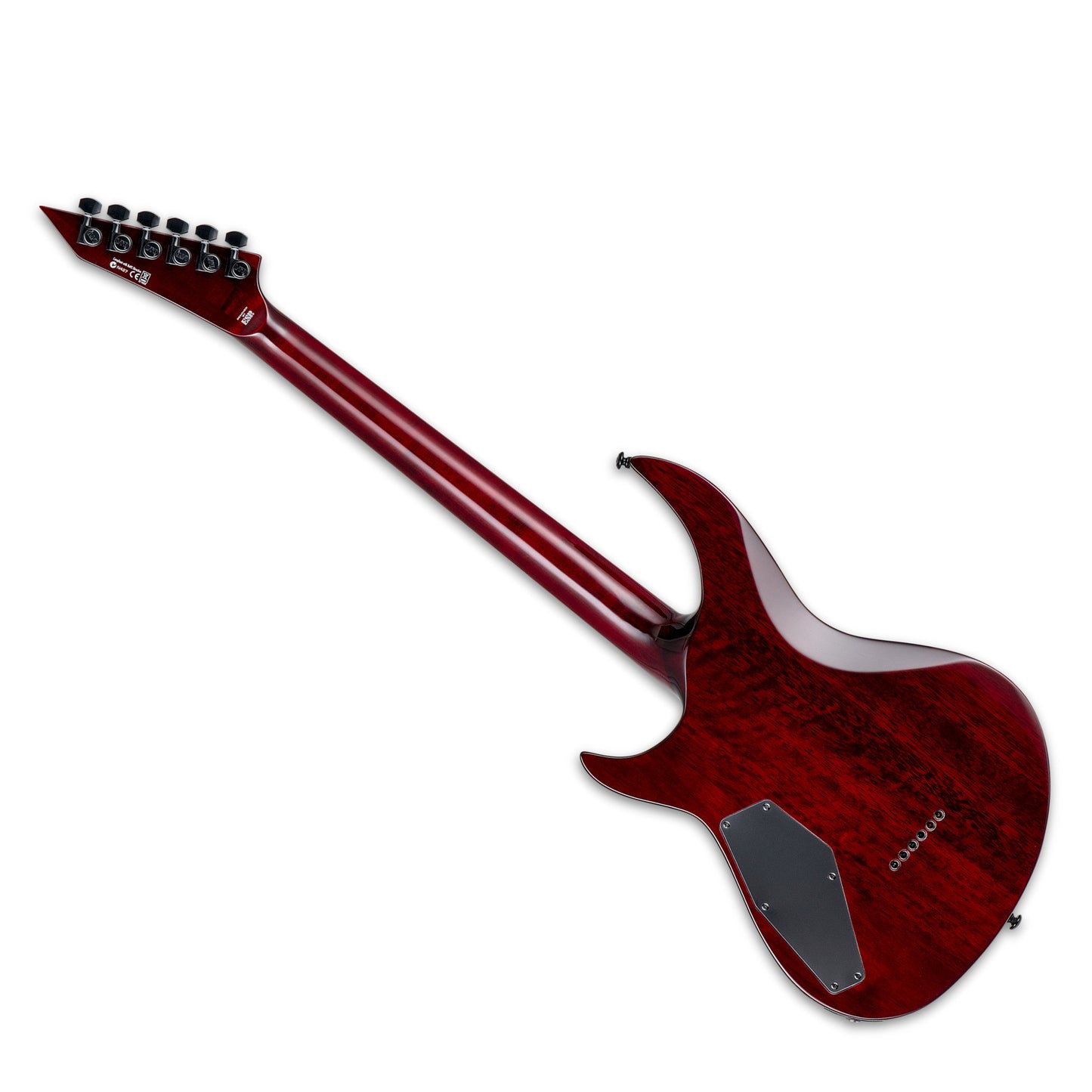 LTD (ESP) H3-1000, Quilted Maple See Thru Black Cherry with ESP Form-Fit Hardshell Case