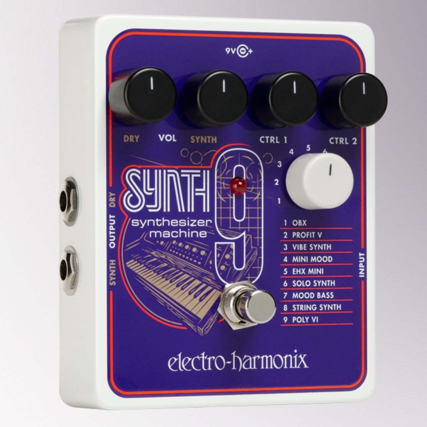 Electro-Harmonix SYNTH9 Synthesizer Machine, EHX Synth Pedal