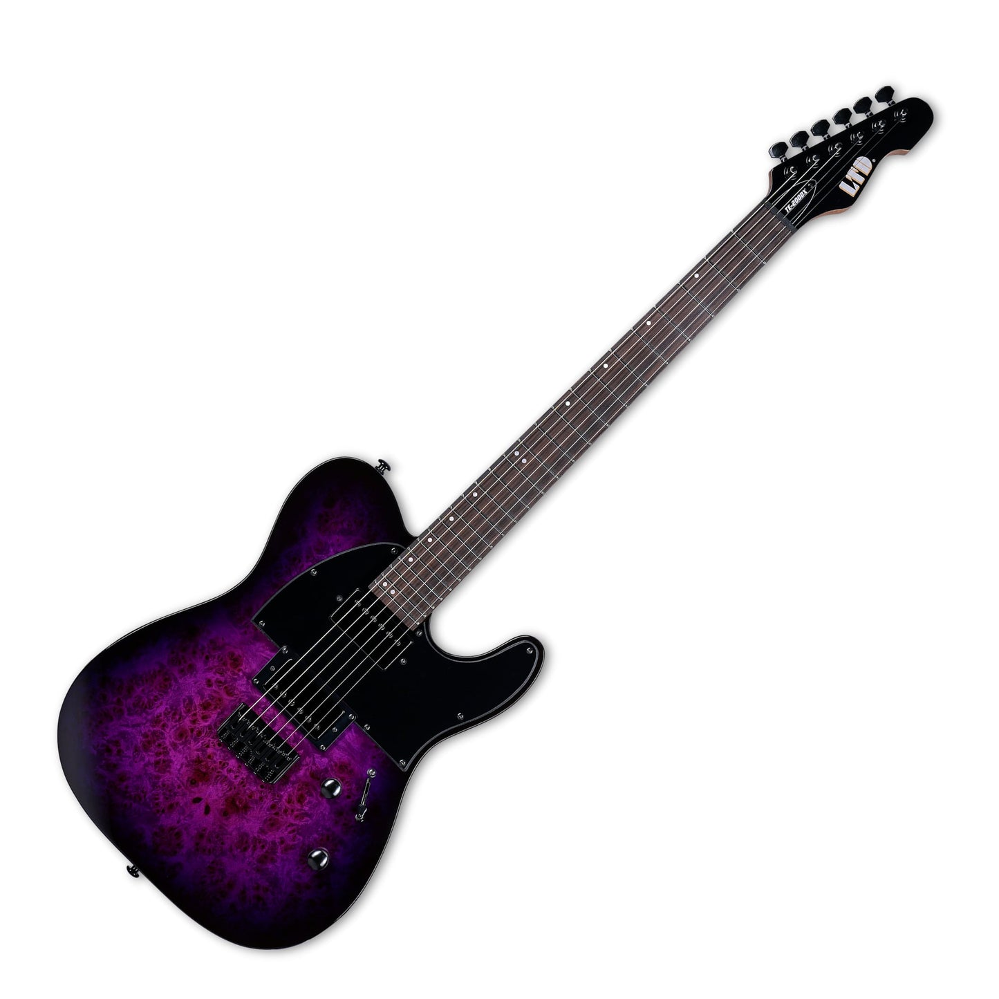 ESP LTD TE200DX Electric Guitar - Purple Burst, LTE200DXPRB