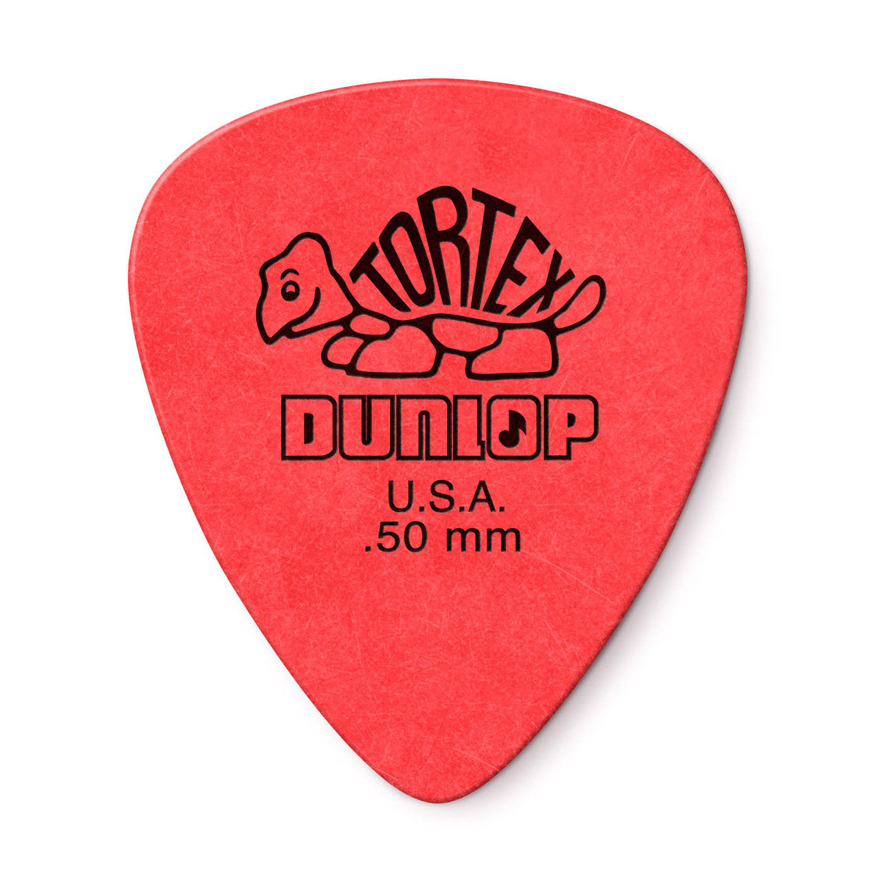 Dunlop Tortex Standard Pick .50mm, Red (12-Picks pack)