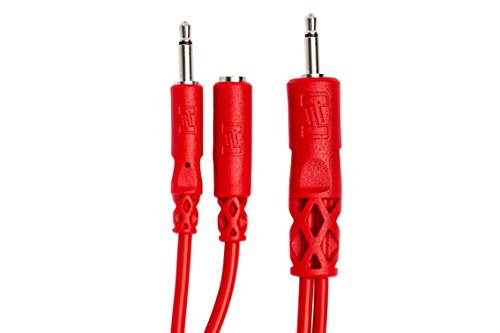 Hosa CMM-515Y Hopscotch Patch Cables 5-Pack, 6 Inch (CMM515Y)