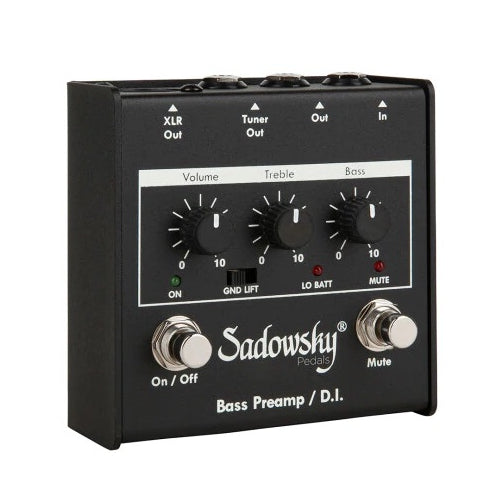 Sadowsky SBP-1 v2 - Outboard Bass Preamp / DI - Give Your Bass the Famous Sadowsky Sound!