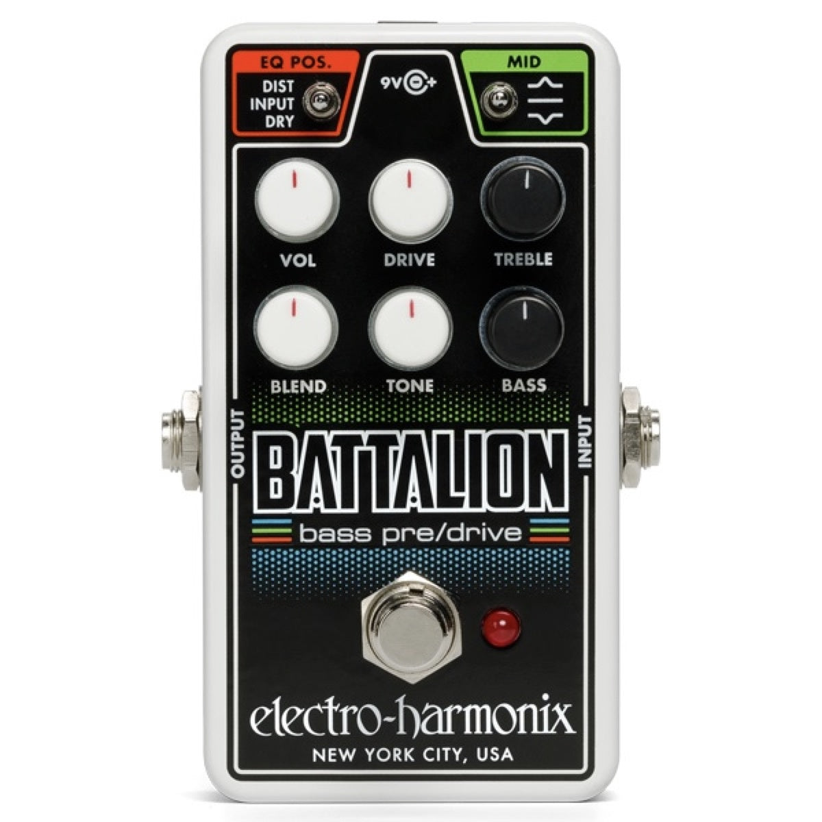 Electro-Harmonix Nano Battalion Bass Preamp & Overdrive