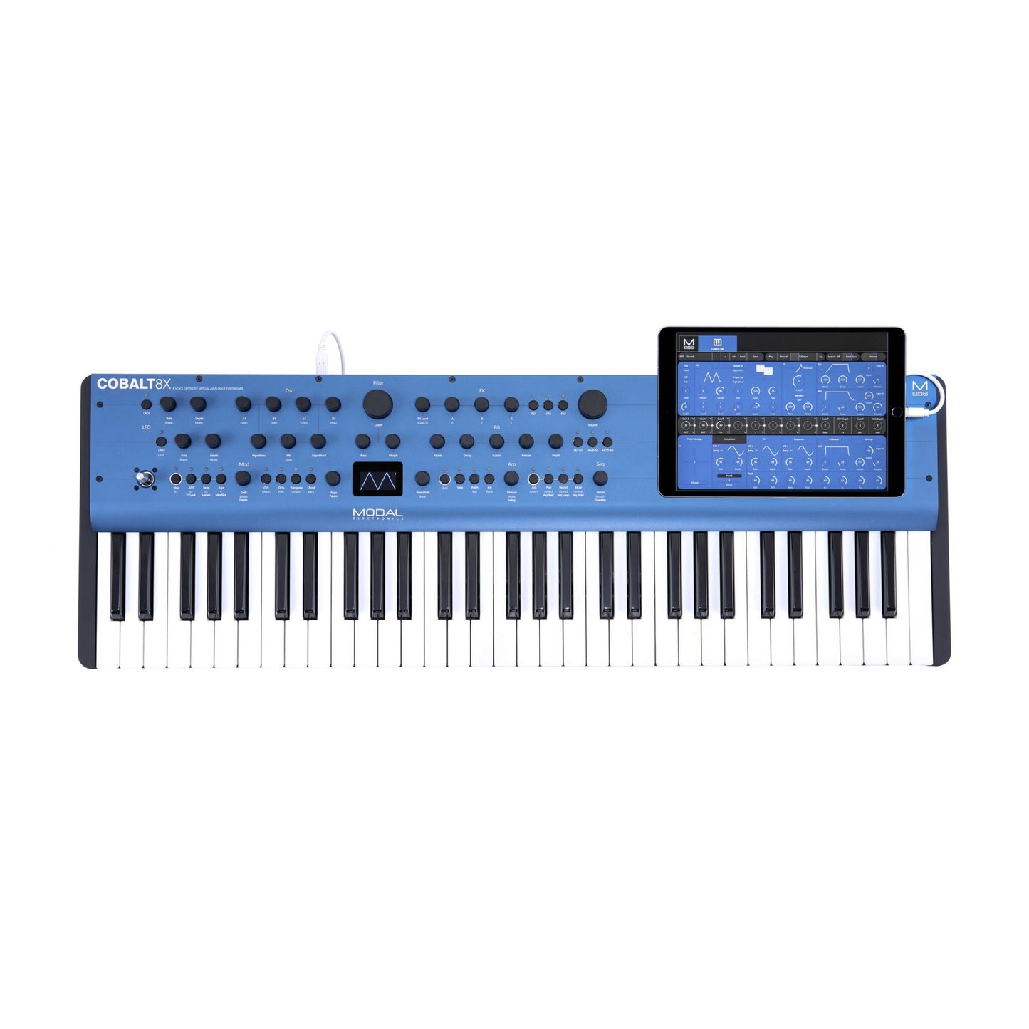 Modal Electronics Cobalt8X, 8-Voice Extended Virtual Analog Synthesizer with 61 Keys