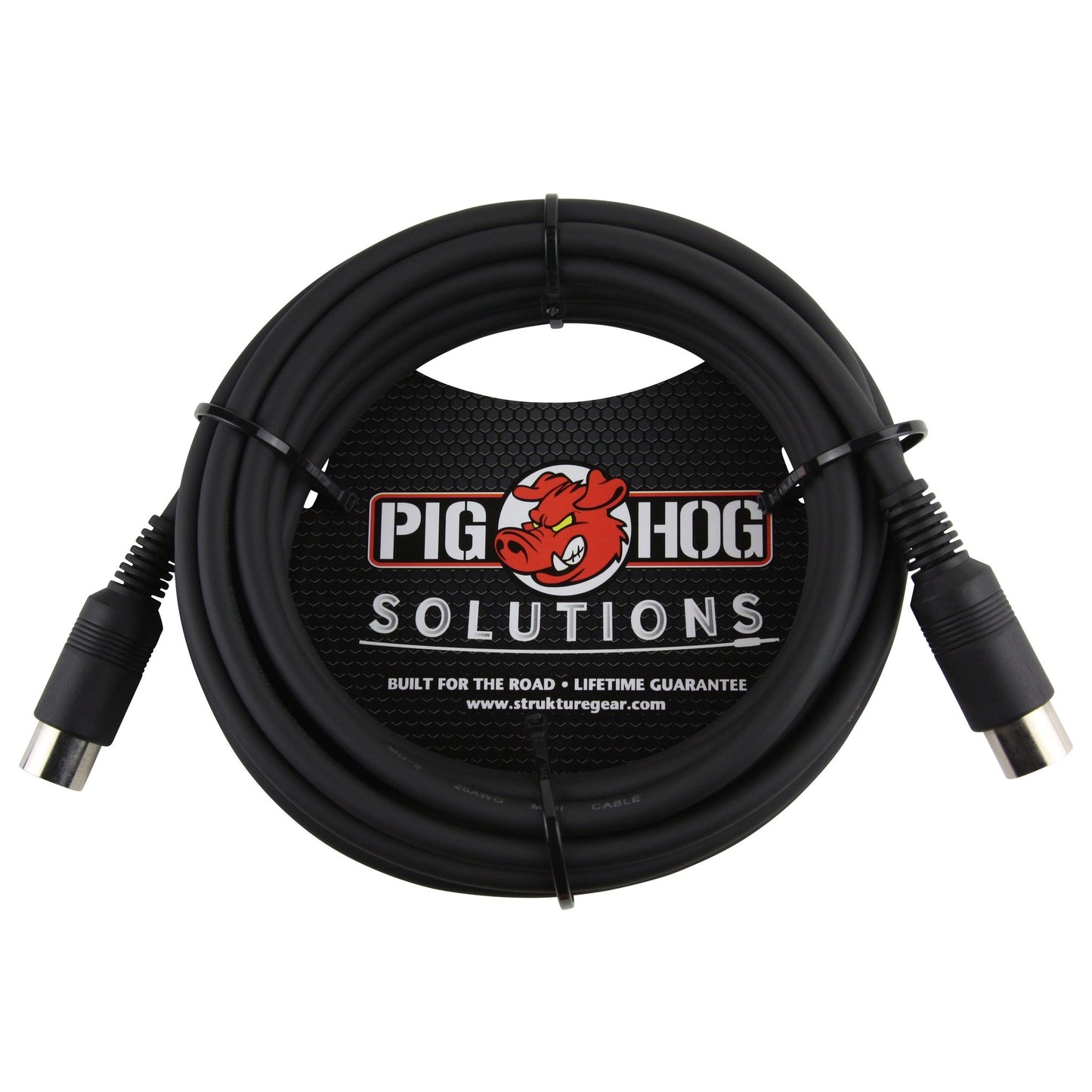 Pig Hog 15-Foot Tour Grade MIDI Cable, Heavy Duty