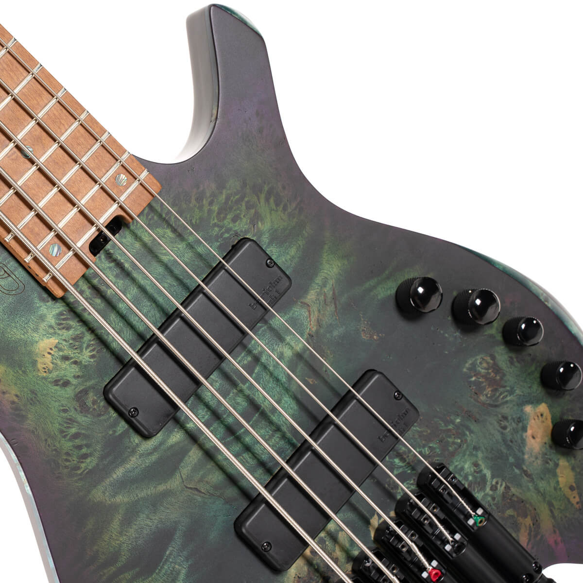 Cort Space 5, 5-String Headless Bass, Star Dust Green