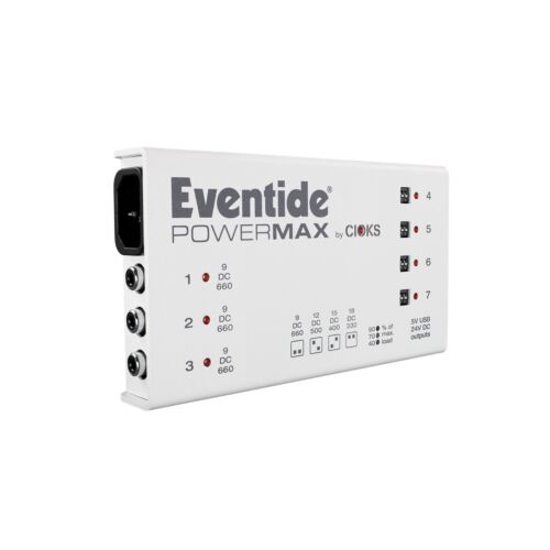 Eventide PowerMAX V2 Power Supply for Effects Pedals (7 variable outlets + USB)