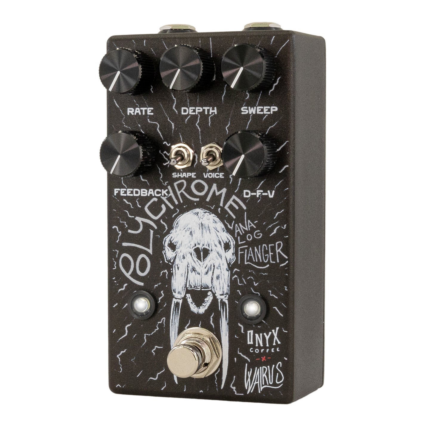 Walrus Audio Polychrome Analog Flanger, Onyx Edition (Black Friday 2023 Limited)