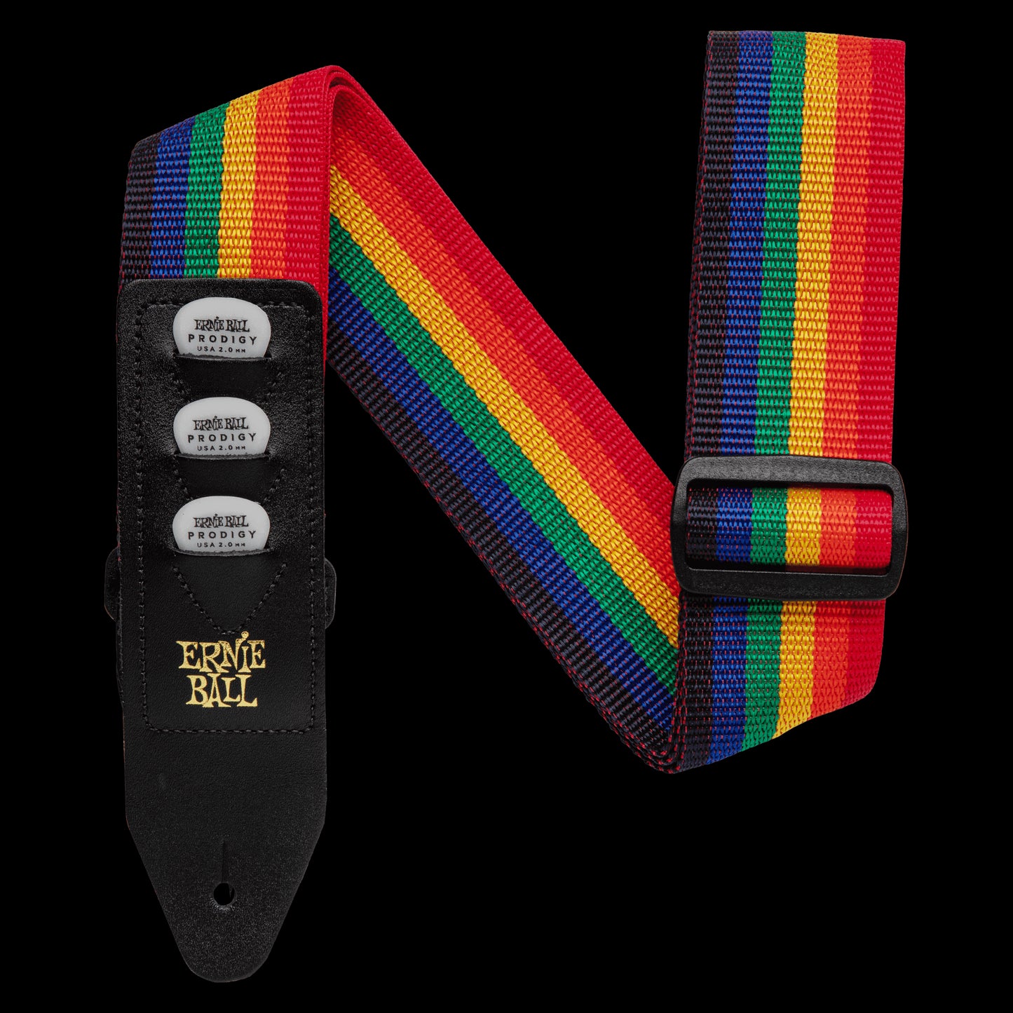 Ernie Ball Rainbow Pickholder Strap