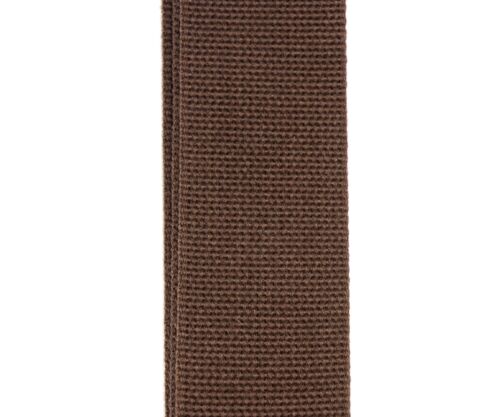 Reunion Blues Merino Wool 2" Wide Guitar Strap, Brown (RBS-34), Length = 42"-60"