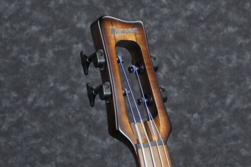 Ibanez Bass Workshop Upright 4-String Bass with Bag and Stand, Mahogany Oil Burst, UB804MOB