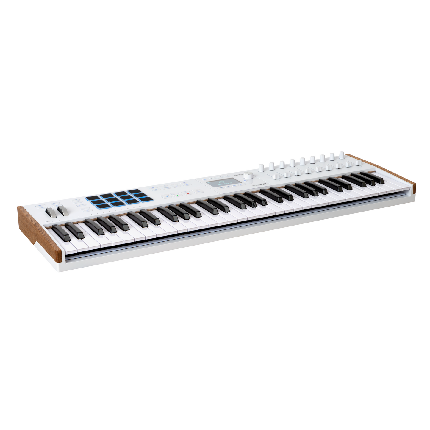 Arturia KeyLab 61 mk3 White — 61 Key USB MIDI Keyboard Controller with Analog Lab Pro Software Included